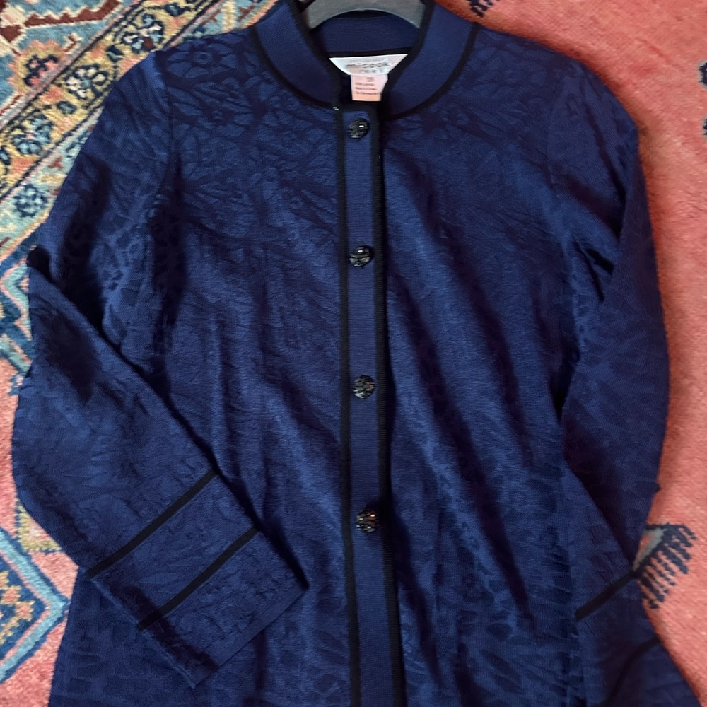 Misook cardigan/top excellent condition xs